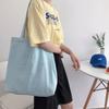 Bolsa de Lona Bordada Hanfeng Noirnine Bebe Grande Capacidade Bolsa Tote Estudante Hanfeng Feminina