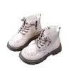 Botas para Niña 2026 Primavera y Otoño Nuevo Estilo Botas de Piel para Niños Botas Suaves para Bebé Moda Estilo Princesa para Niños Mayores