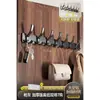 Perchero de Ropa Montado en la Pared Detrás de la Puerta, Adhesivo Fuerte, Resistente, Sin Taladro, Fila de Ganchos para Ropa de Baño