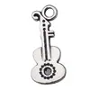 Liga de Prata Antiga Série de Notas de Instrumentos Musicais Pingente Pulseira DIY Colar Acessórios de Joias Pingente de Brinco de Microfone