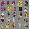 50 Pegatinas de grafiti de estrella de LeBron James para laptop, equipaje, teléfono móvil, coche, decoración impermeable