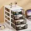 Gabinete de Almacenamiento Transparente Multifuncional de Escritorio al por Mayor Sin Instalación con Diseño Multicapa Tipo Cajón para Cosméticos, Artículos Varios y Documentos de Papel