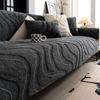 Almofada Jacquard de Veludo para Sofá Personalizada de Fábrica Almofada Espessa Outono e Inverno Capa Antiderrapante para Sofá Capa de Pelúcia para Encosto