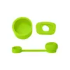 Tapa de silicona anti-desbordamiento para explosiones transfronterizas, juego de 3 piezas para taza Stanley, soporte para bolígrafo de 10 mm, tapa para pajilla, a prueba de polvo, tapón anti-desbordamiento, antiincrustante