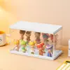 Rack de Exibição para Armazenamento de Caixas Surpresa Caixa de Armazenamento Feita à Mão Acrílico Bubble Mart Gabinete de Exibição Lego Rack de Armazenamento de Mesa