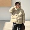 Impermeable Fuerte, Rastreado, Nuevo Estándar Nacional 90 Relleno de Plumón de Pato Blanco para Niños, Chaqueta de Plumón con Capucha Resistente al Frío y Cálida de Grafeno
