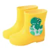 Botas de lluvia para niños nuevas dibujos animados lindas niños bebé botas de lluvia niñas estudiantes niños pequeño zapatos de agua impermeables zapatos de goma