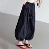 Pantalones de Verano para Niñas 2026 Nuevos Elegantes Casuales Ligeros Pantalones Globo Pantalones Linterna de Verano de Nueve Puntos Modernos