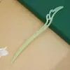 Pasador de Acetato Accesorios para el Cabello Pasador de Imitación de Jade Pasador de Estilo Antiguo Dinastía Han Pasador de Acetato al por Mayor Pasador de Hoja Acrílica