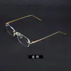 Gafas Sin Montura para Miopía para Hombres con Bordes Cortados en Diamante, Titanio Puro Ultraligero Cambia de Color Negocio Online Combinación Productos Terminados con Grado Lentes para Astigmatismo