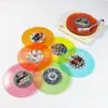 Posavasos de Disco de Vinilo Retro, Esteras para Platos de Postre y Pastel de Tamaño Mediano y Grande, Posavasos Aislantes de Calor Antideslizantes para Café y Té Fabricante
