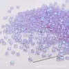 4/6/8mm Cristal Austríaco de Qualidade Super Flash Contas Planas Rodas de Contas Material para Pulseira Colar com Miçangas Soltas