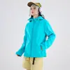 Chaqueta softshell suave para mujer para exteriores, nueva colección otoño 2026, cortavientos e impermeable, con capucha, chaqueta moderna para senderismo y deportes