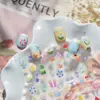 Tomoni Pegatina para Uñas Jelly Material para Arte de Uñas Pegatina Linda para Uñas de Niños Papel de Pegatina con Joyas de Sandía y Helado Arte de Uñas