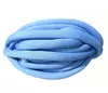 Alfombra tejida a mano de algodón islandés súper grueso con lana, bolsa de bricolaje, almohada nido para gato, bola de cama de circunferencia súper gruesa