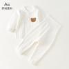 Traje de terciopelo cómodo para bebé primavera y otoño, cintura alta, cálido, manga larga, ropa de otoño para recién nacido, ropa de caída libre, pantalones largos, ropa interior para bebé