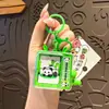 Novo chaveiro flip-book de desenho animado, fofo brinquedo antiestresse de panda de desenho animado, pingente para mochila de estudante, pequeno presente