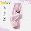 Fiesta de Huevos Cinco Pequeños Niños y Niñas Pantalones Anti-Mosquitos Estilo Delgado de Verano para Niños Pequeños Pantalones Infantiles de Seda de Hielo con Efecto Refrescante