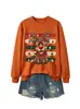 Moda europea eBay Amazon divertida moderna para mujer gafas de reno corazón copo de nieve caja de regalo sudadera
