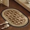 Tapete de Chão para Banheiro em Lama de Diatomáceas Estilo Mid-Century Moderno Simples Tapete de Banho Absorvente Antiderrapante para Porta de Banheiro/Vaso Sanitário