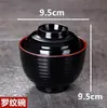 Tazón de sopa de estilo japonés Tazón de sopa japonés con tapa Tazón de sopa pequeño Tazón de sopa comercial Tazón de condimento Tazón para mojar albóndigas