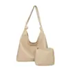 Bolso de Mano Tejido para Mujer 2026 Nuevo Estilo Trendy Estilo Ins Gran Capacidad Bolso de Hombro Único Versátil para Viajes