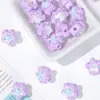 Novas Miçangas Acrílicas Estreladas Brilhantes de Pentagrama Soltas de Verão Acessórios para Corrente de Celular DIY Feitos à Mão