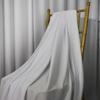 Boda Tela Elástica de Doble Cara Seda de Leche Diseño Salón de Bodas Cortina de Techo Negra Coreana Tela Decoración Escenario