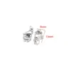 Cierre de Langosta Chapado en Oro de 18K de Acero Inoxidable con Argolla para Manualidades Joyería Collar Pulsera Accesorios Venta al por Mayor Transfronteriza
