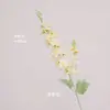 Delphinium flor artificial simulación arreglo floral jacinto flor decorativa sala de estar arte floral arreglo floral flocado rama alta adorno de pie