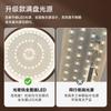 Lámpara de Techo Plisada para Dormitorio Principal Estilo Antiguo Medio Estilo Japonés Americano Color Nogal Retro Luz de Habitación para Dormitorio Estilo Nuevo Chino