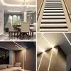 Luz de Línea de Alto Voltaje 220V Tira de Luz Suave sin Controlador Decoración de Pared de Fondo de Techo Parche Autoadhesivo Luz Lineal LED