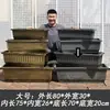 Maceta Rectangular de Plástico para Balcón Tejado Nenúfares y Lotos, Estanque de Peces Tradicional, Tanque para Tortugas