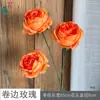 26 Nuevos Modelos de Decoración de Boda de Color Naranja Flores Artificiales para Entradas de Hotel, Estudios de Fotografía y Lugares para Tomar Fotos