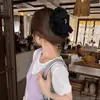 25 Años Nuevo Gama Alta Nicho Versátil Cuadros Azules Encaje Pasador de Pelo Atmósfera de Verano Accesorios para el Cabello Tocado para Mujeres
