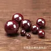 Marca Famosa Cristal, Areia Dourada Roxa de Cinábrio Contas Redondas, Semi-Acabado Areia Vermelha Imperial, Contas Decorativas para Artesanato