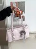 Bolso tote de nicho de alta gama estilo coreano 2026 para mujer, gran capacidad, bolso de hombro para ir al trabajo, bolso de mano moderno y versátil