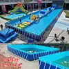 Suporte Móvel Grande Piscina Construção de Piscina Obra de Engenharia Piscina de Armazenamento de Água Equipamento de Tratamento de Esgoto Fabricante de Parque Aquático