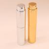 Botella de spray oral giratoria de 8 ml, 10 ml, 15 ml, conveniente para llevar, tubo de aluminio, sub-embotellado de perfume, spray de alcohol de niebla fina