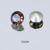 Dongzhou Cristal 8mm Fundo Pontiagudo Strass Redondo Roupas Acessórios de Jóias Adesivo de Cor Diamante DIY Super Flash Nail Art Decoração Diamante