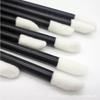 Atacado do Fabricante Pincel de Lábios Descartável com Haste Preta Pincel de Maquiagem Estilo Portátil Pincel para Gloss Labial Ferramenta de Beleza