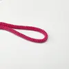 Fabricante corda de cordão de fibra de polipropileno pp quente portátil cor preto e branco cordão oco quatro crochê corda atacado corda de polipropileno