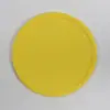 Posavasos redondo de silicona de color caramelo, estilo minimalista creativo, 10 cm, impermeable, anti-derrames, aislante térmico, tapete para taza de té, se puede imprimir con logo