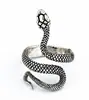 Anillo de serpiente con personalidad de moda de estilo europeo y americano, anillo de serpiente estilo punk, anillo de discoteca, venta al por mayor, gran oferta