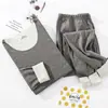 Ropa interior térmica de terciopelo para hombres y mujeres, conjunto sin costuras, engrosada, forrada de felpa, ropa de otoño, pantalones largos, parte inferior para pareja, camisa interior de invierno
