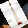 Horquilla con Colgante de Estilo Antiguo, Materiales para Joyería Hecha a Mano DIY, Solapa de Presión para Cheongsam, Corona de Pelo de Abanico Casera, Colgante Versátil