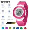 Reloj Infantil Marca Sanda, Reloj Versátil de Moda para Estudiantes de Primaria, Reloj Electrónico Deportivo Impermeable con Luces de Colores para Hombres y Mujeres