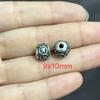 Cuentas espaciadoras antiguas de plata de Shanxi, estilo retro, cuentas de barril de plata cepillada, varios estilos, accesorios de juego literario DIY de plata Panax notoginseng