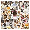 64 Pegatinas Lindas de Perros Mascotas Culturales y Creativas, Bolsos Lindos para Mascotas, Maletas, Fundas para Teléfonos Móviles, Pegatinas Decorativas Impermeables al por Mayor