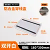 Caja de Rosca Amortiguadora de Aleación de Aluminio Cubierta de Agujero para Cables de Escritorio Computadora Escritorio Cuadrada